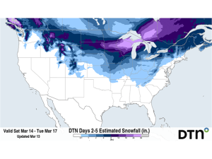 Massive Blizzard Forecast for Northern US This Weekend, Monday