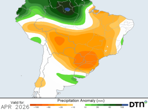 Last Month of Brazil’s Wet Season Looking Drier