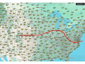 Watching the 50-Degree Soil Temperature Line Moving Northward